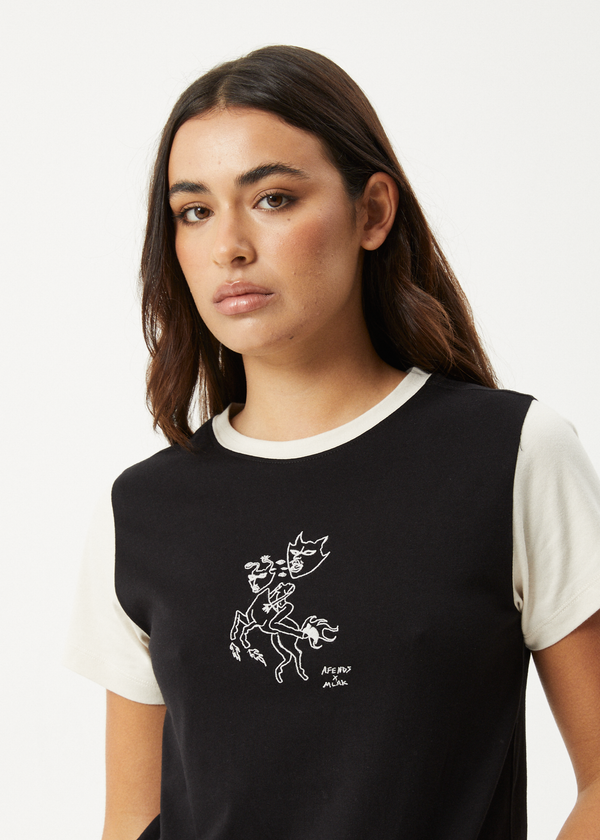 Afends Karlee - Regular Tee Black