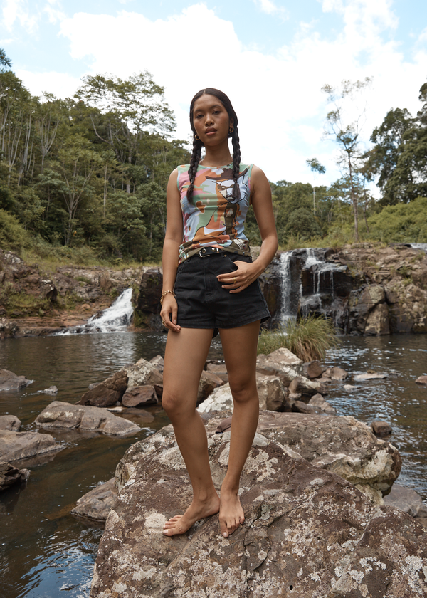 Afends Karlee - Sheer Tank Multi