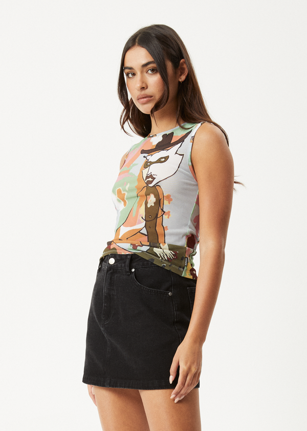 Afends Karlee - Sheer Tank Multi