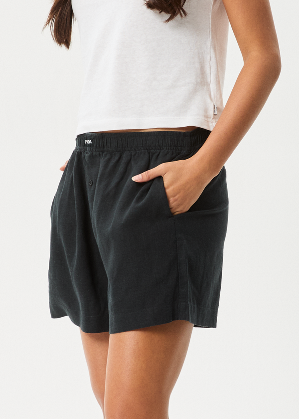 Afends Lilo - Boxer Short Black