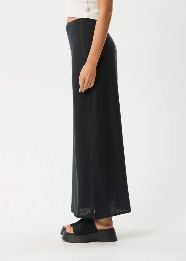 Afends Lilo - Maxi Skirt Black