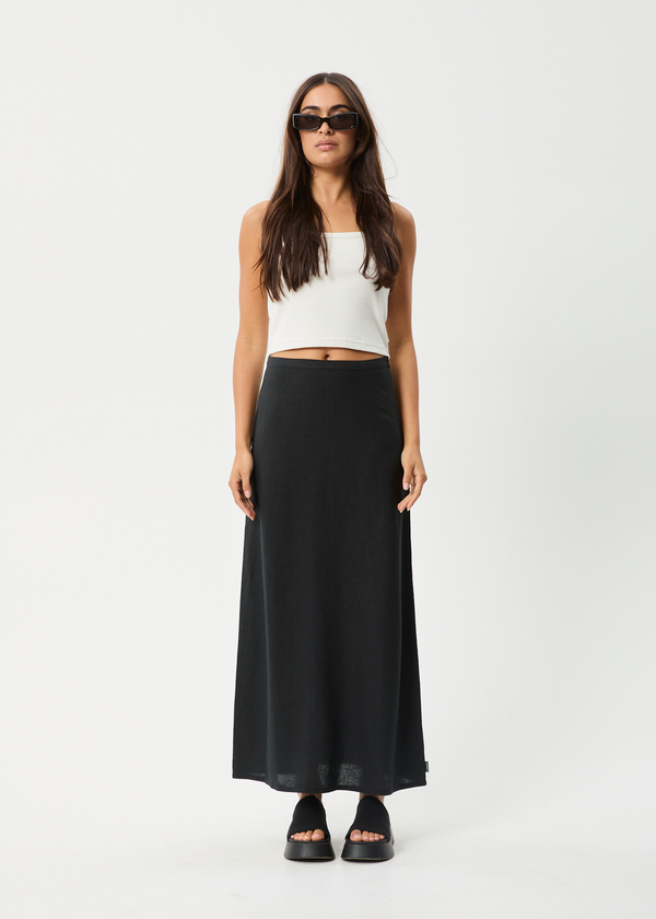 afends Lilo - Maxi Skirt Black