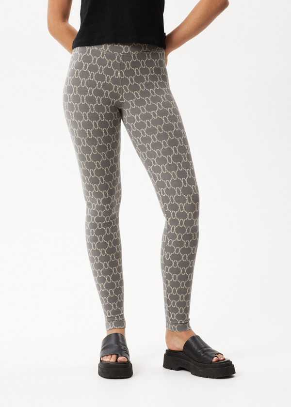 Afends Lois - Leggings Steel