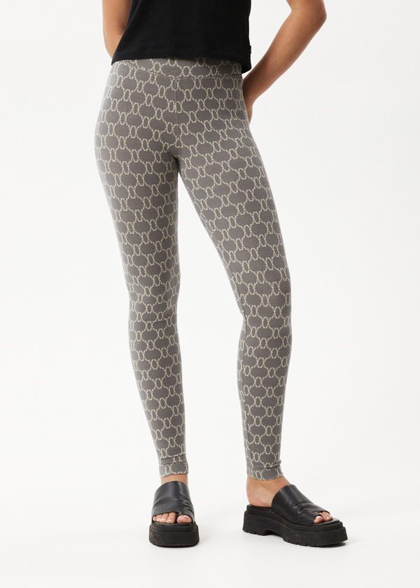Afends Lois - Leggings Steel