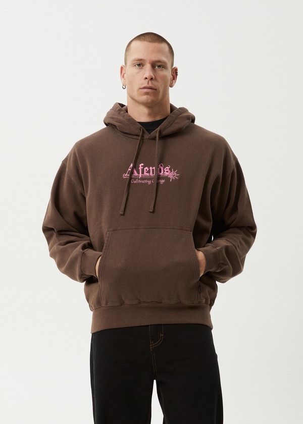 Afends Mace - Hoodie Coffee