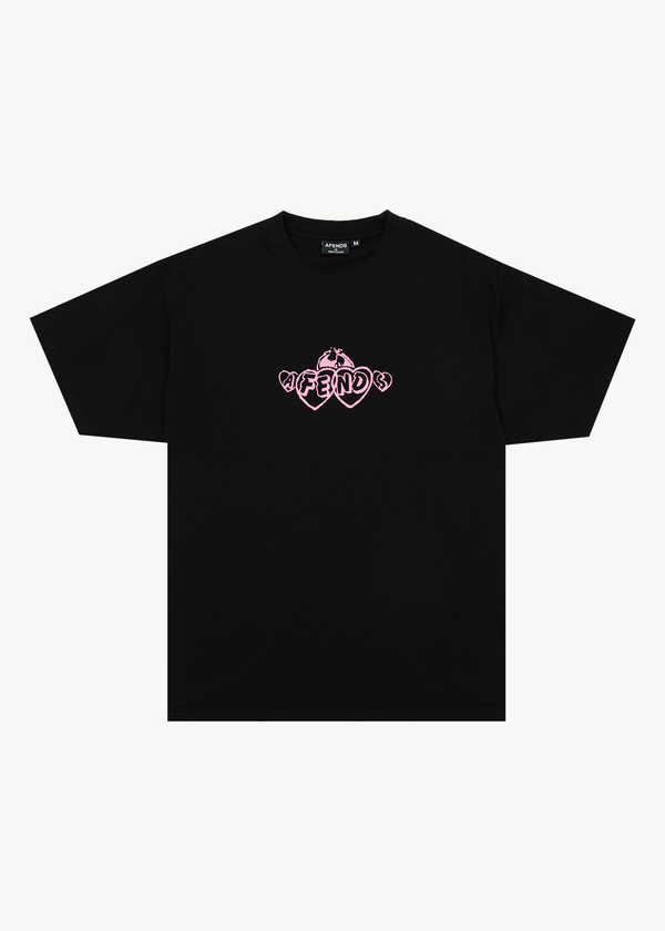 afends Mind Blow - Boxy Tee Black