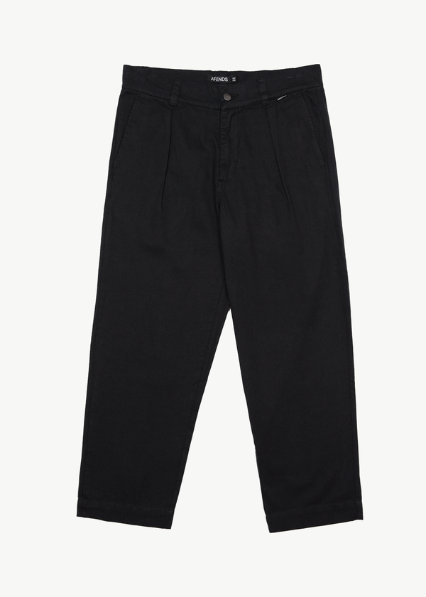 afends Mixed Business - Suit Pant Black