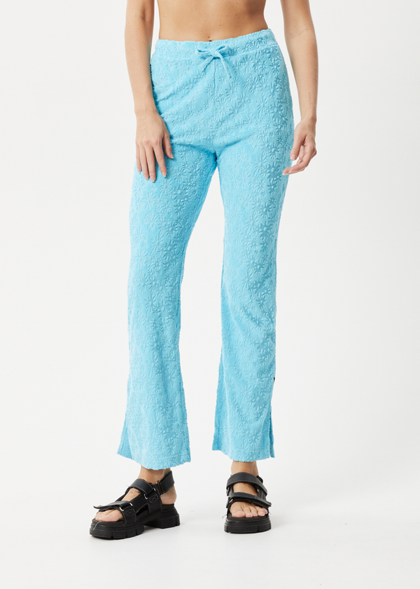 Afends Moon - Terry Pant Blue Daisy