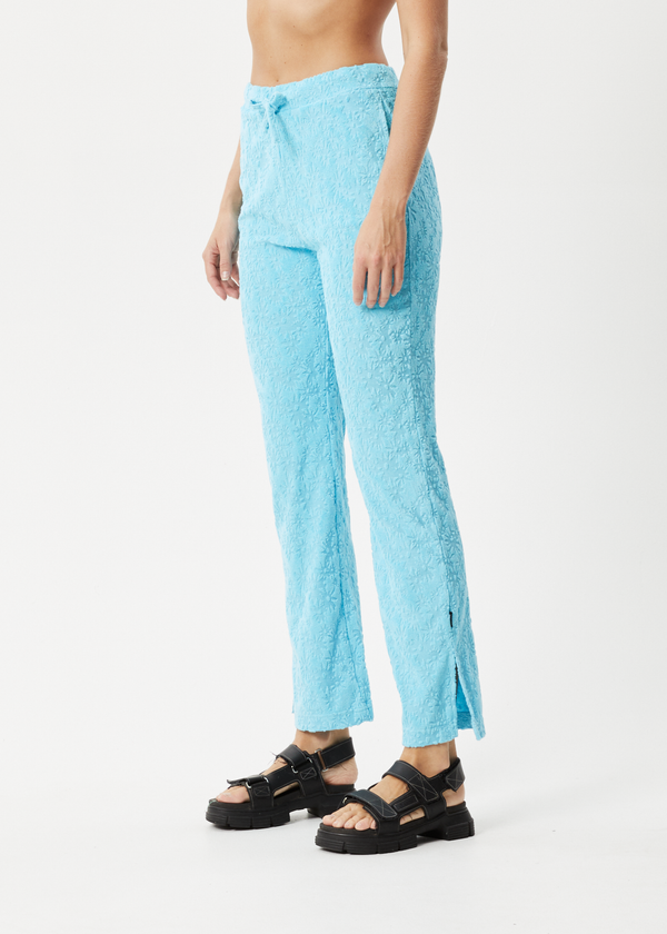 Afends Moon - Terry Pant Blue Daisy