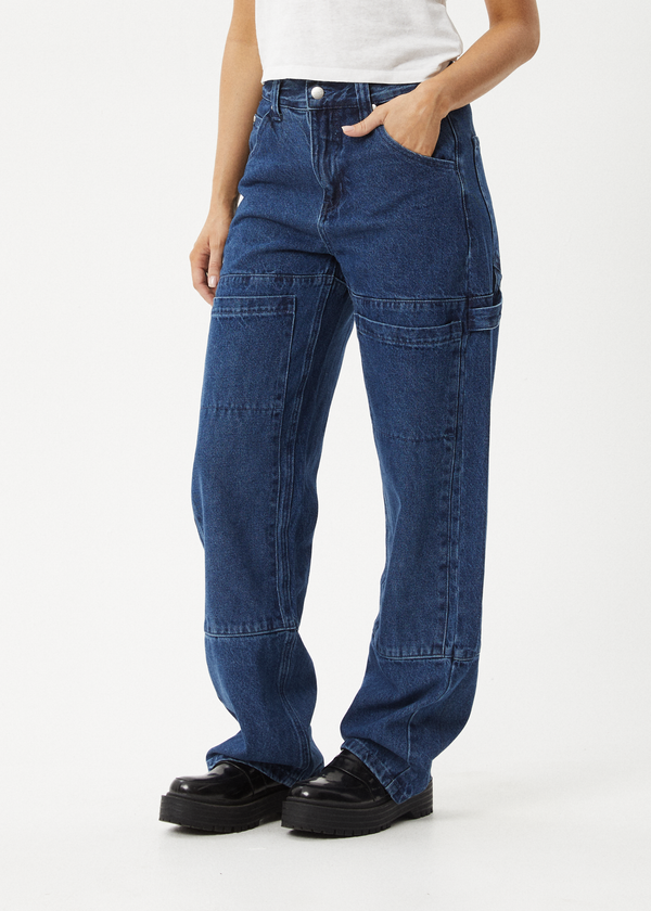 Afends Moss - Denim Workwear Jean Authentic Blue