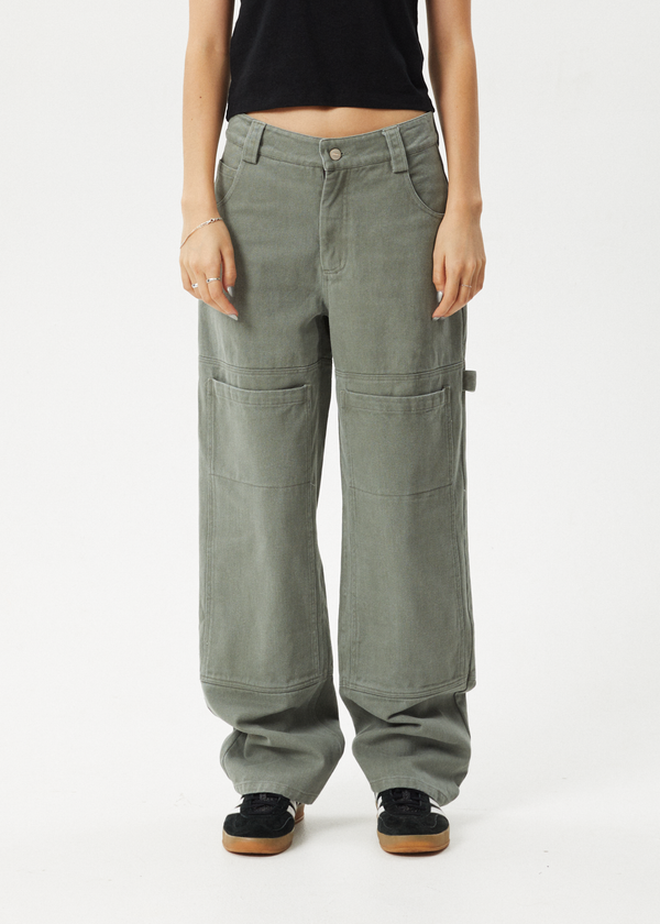Afends Moss - Workwear Pant Olive