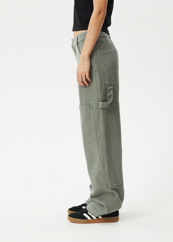 Afends Moss - Workwear Pant Olive