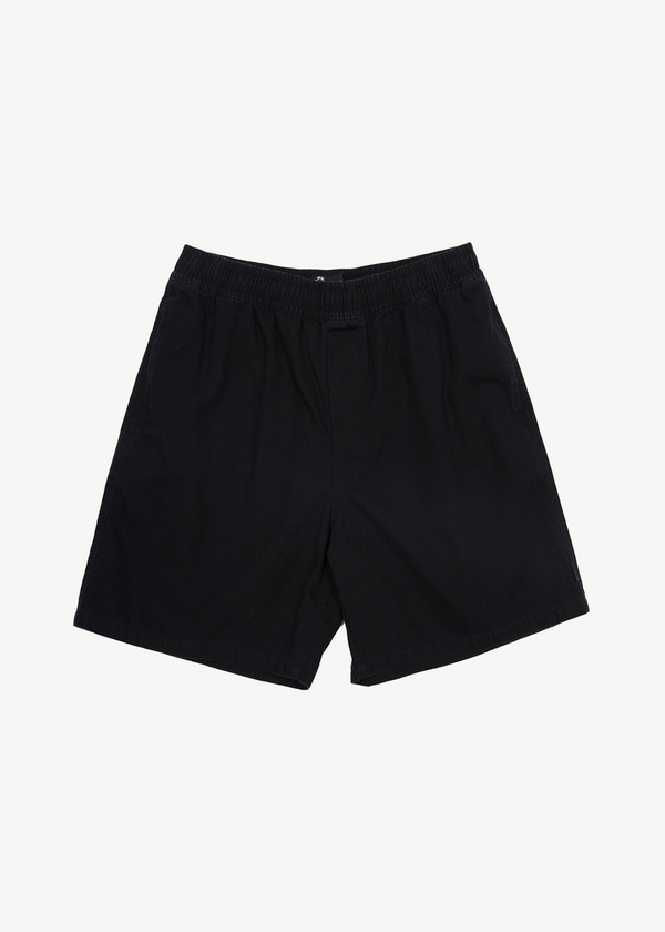 afends Ninety Eights - Oversized Short 20" Black