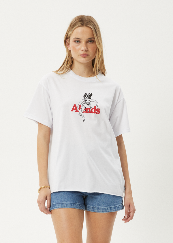 afends No Fury - Oversized Tee White