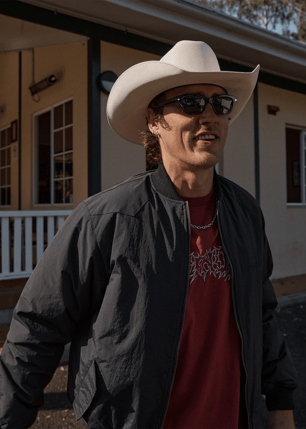 Afends No More Bombs - Bomber Jacket Black