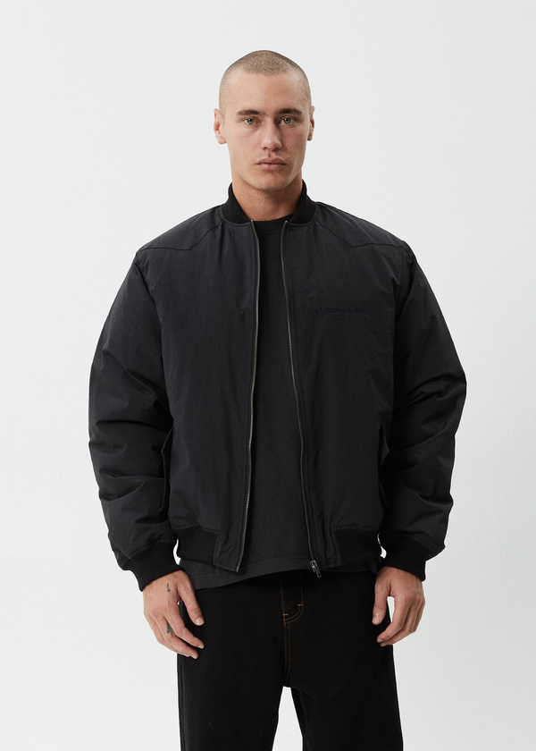 Afends No More Bombs - Bomber Jacket Black