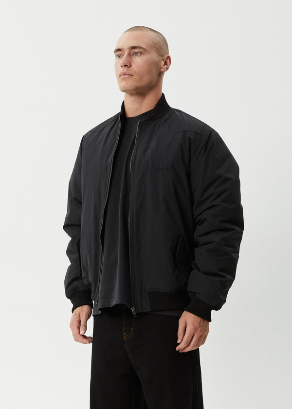 Afends No More Bombs - Bomber Jacket Black
