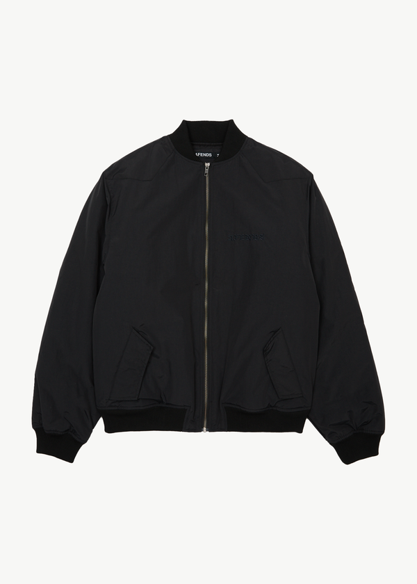 afends No More Bombs - Bomber Jacket Black