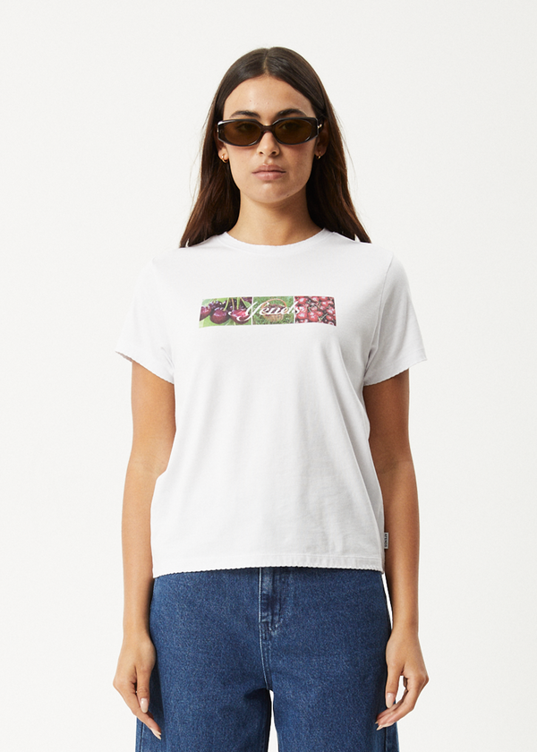 afends On Top - Regular Tee White