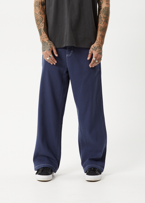 Afends Pablo - Baggy Pant Navy