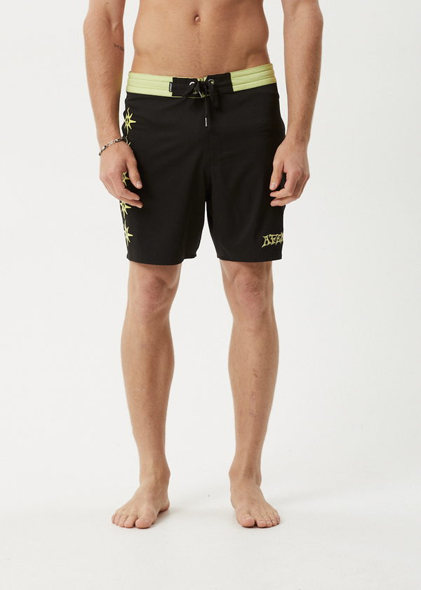Afends Peace Out - Surf Related Boardshort 18" Black