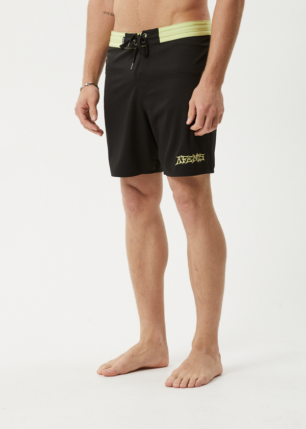 Afends Peace Out - Surf Related Boardshort 18" Black