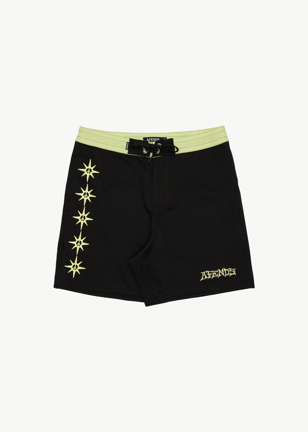 afends Peace Out - Surf Related Boardshort 18" Black