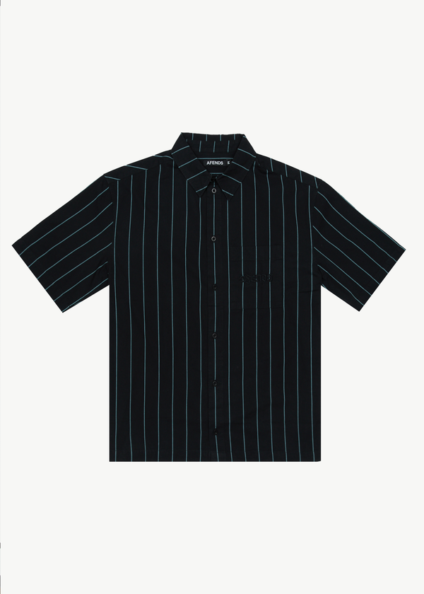 afends Pin Head - Short Sleeve Shirt Black