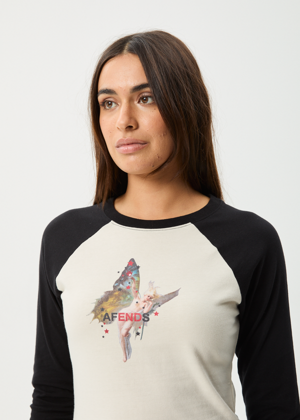 Afends Pixie - Long Sleeve Tee Moonbeam