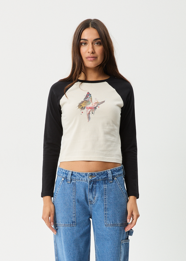 afends Pixie - Long Sleeve Tee Moonbeam
