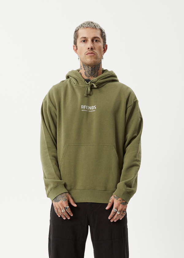 Afends Questions - Hoodie Military