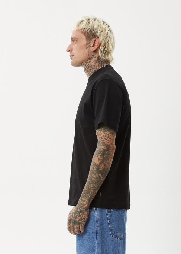 Afends Repeat - Retro Tee Black