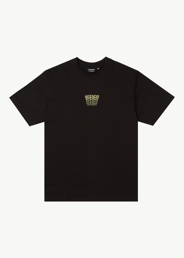 afends Repeat - Retro Tee Black
