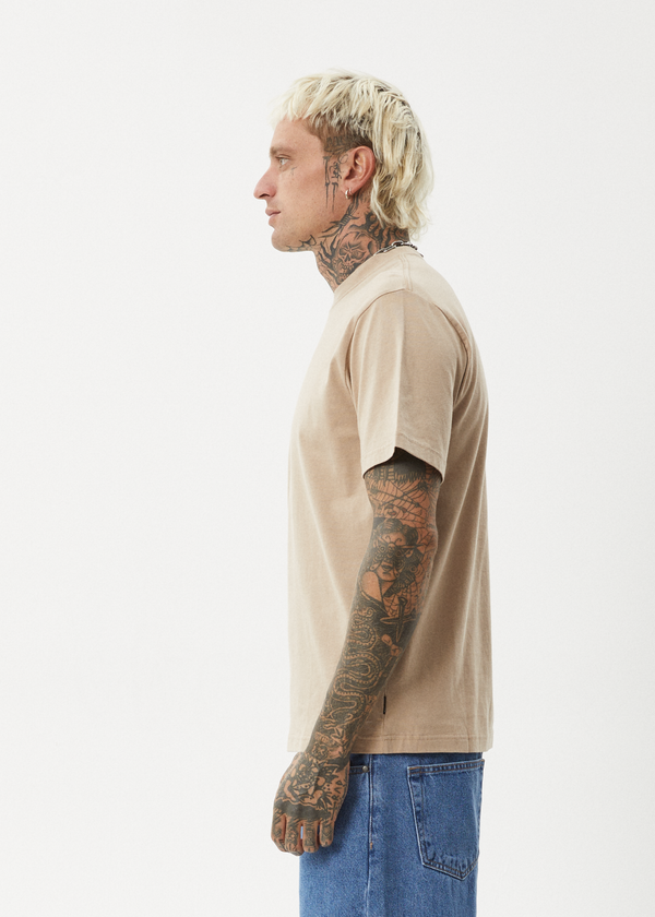 Afends Repeat - Retro Tee Taupe