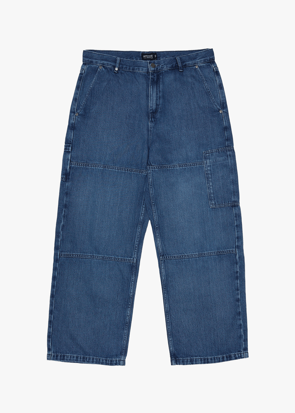 afends Richmond - Denim Workwear Jean Authentic Blue