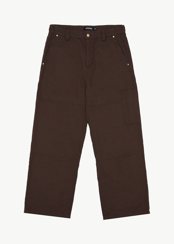 afends Richmond - Workwear Pant Coffee