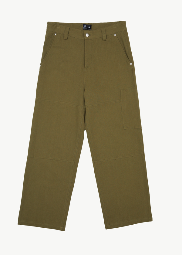 afends Richmond - Workwear Pant Military