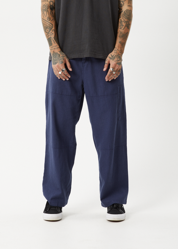 Afends Richmond - Workwear Pant Navy