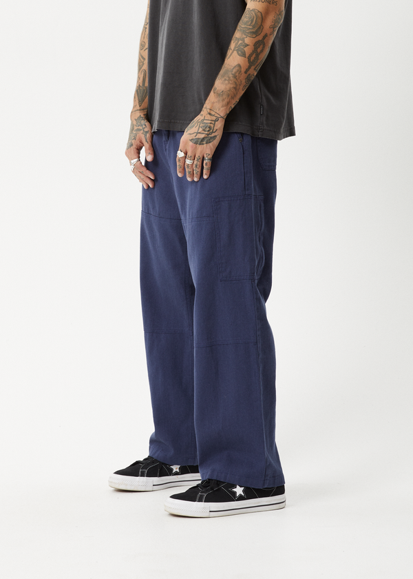 Afends Richmond - Workwear Pant Navy
