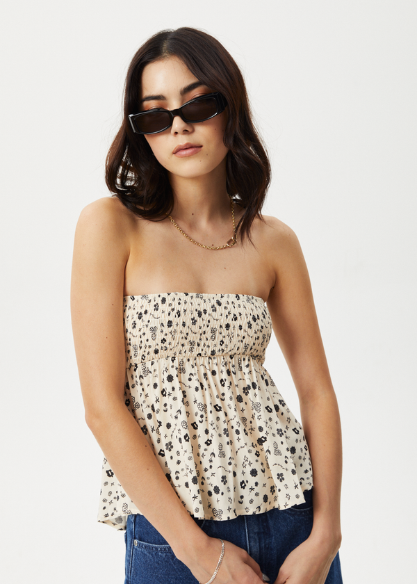 Afends Rooney - Strapless Top Sesame