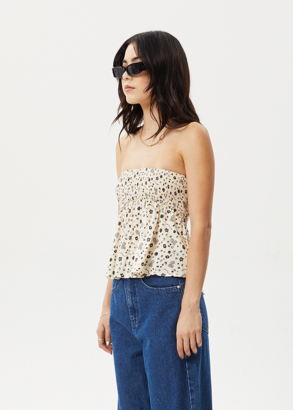 Afends Rooney - Strapless Top Sesame