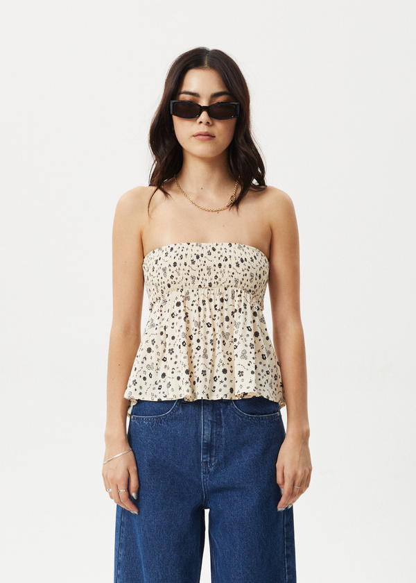 afends Rooney - Strapless Top Sesame
