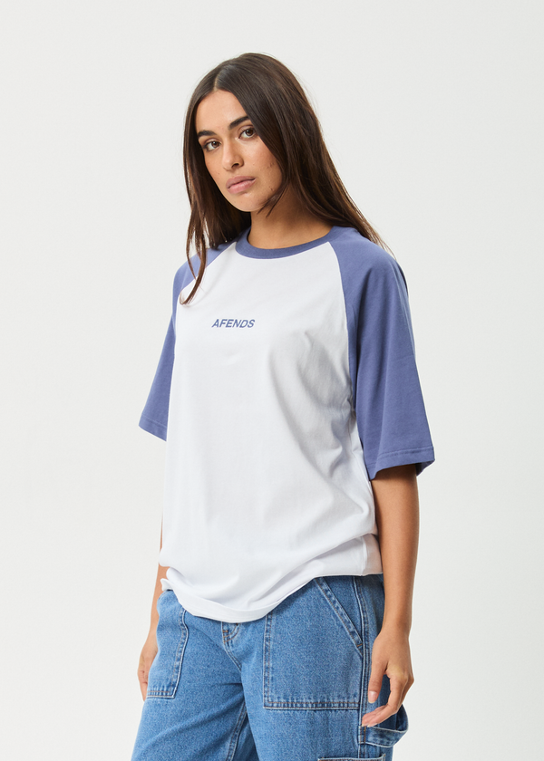 Afends Ryan - Oversized Raglan Tee Marlin