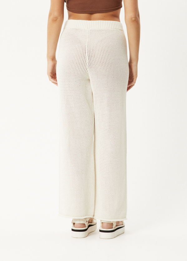 Afends Ryder - Knit Pant White