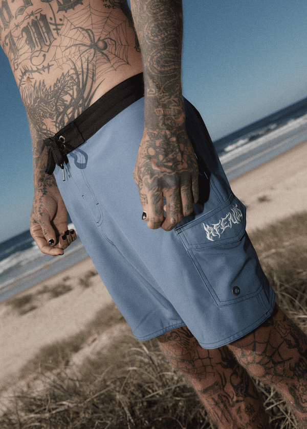 Afends Scorched - Surf Related Boardshort 18" Marlin