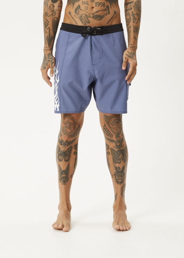 Afends Scorched - Surf Related Boardshort 18" Marlin