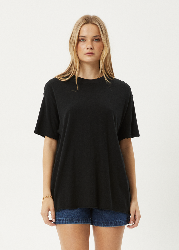 afends Slay - Oversized Tee Black