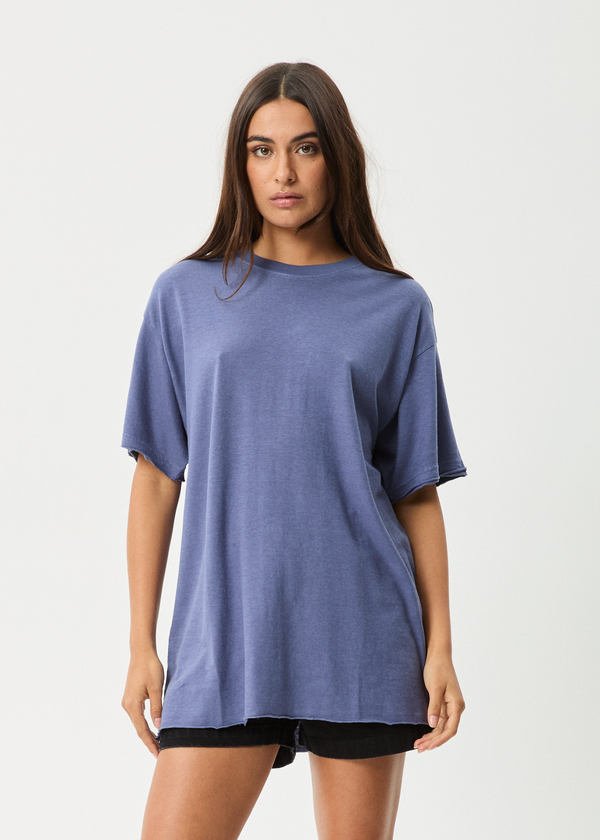 afends Slay - Oversized Tee Washed Marlin