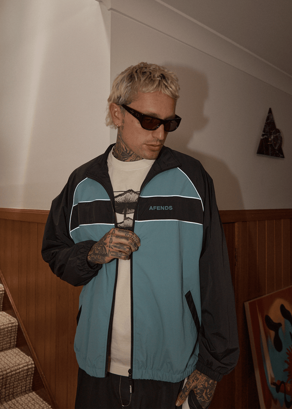 Afends Spicy - Sports Spray Jacket Ocean Spray