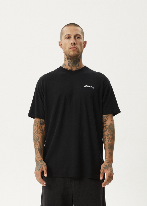 Afends Staple - Boxy Tee Black